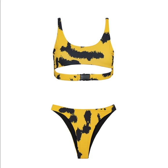 🌴Leopard Print Buckle Bikini - Picture 3 of 6